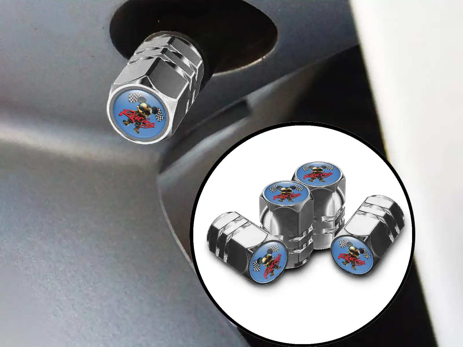 Tires Valve Stem Caps for Car Sports
